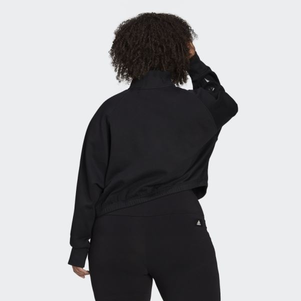 Pull Polaire Hyperglam (taille Plus) Noir Adidas