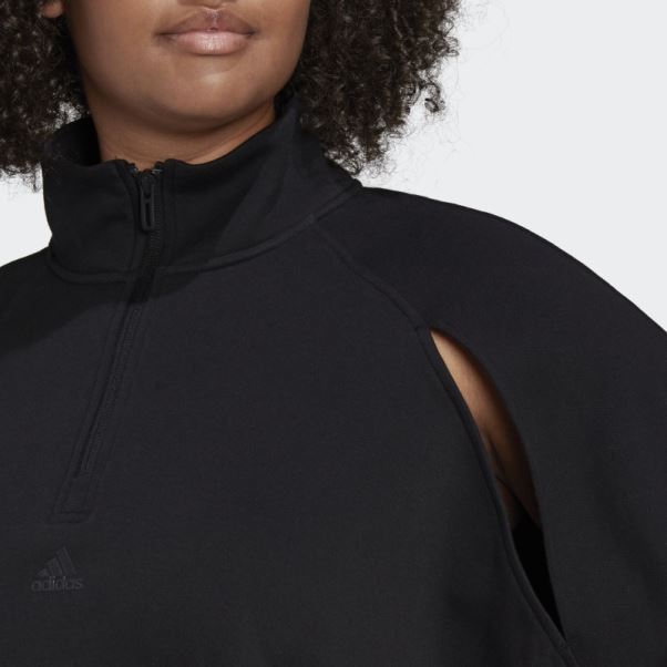 Pull Polaire Hyperglam (taille Plus) Noir Adidas