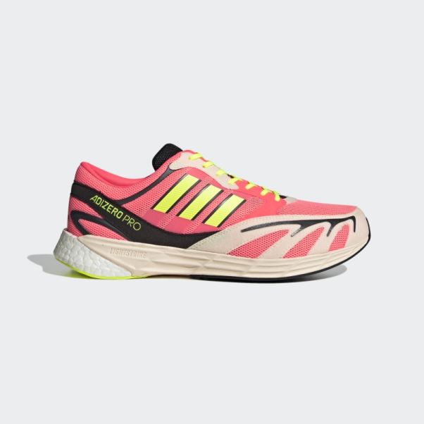 Chaussures Adizero Pro V1 Adn Rouge Acide Adidas