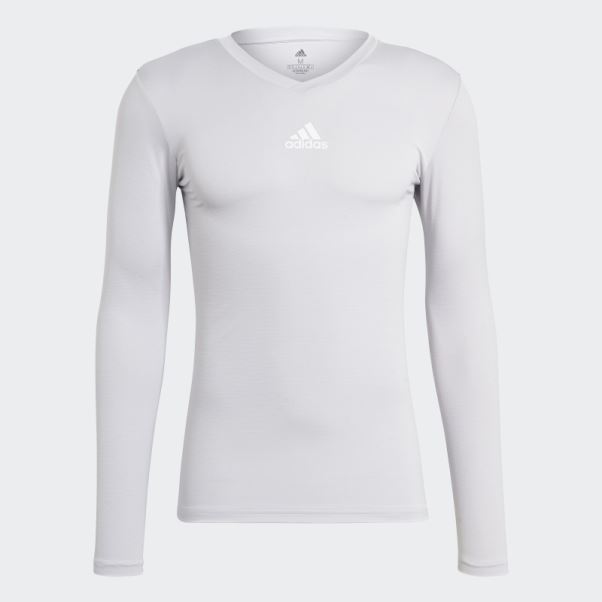 Tee Shirt Team Base Gris Clair Adidas