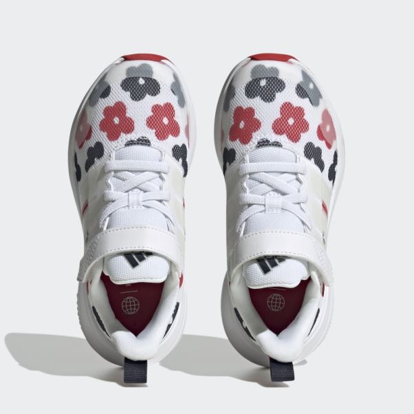 Adidas Fortarun 2.0 Cloudfoam Elastic Lace Top Strap Chaussures Zero Metalic
