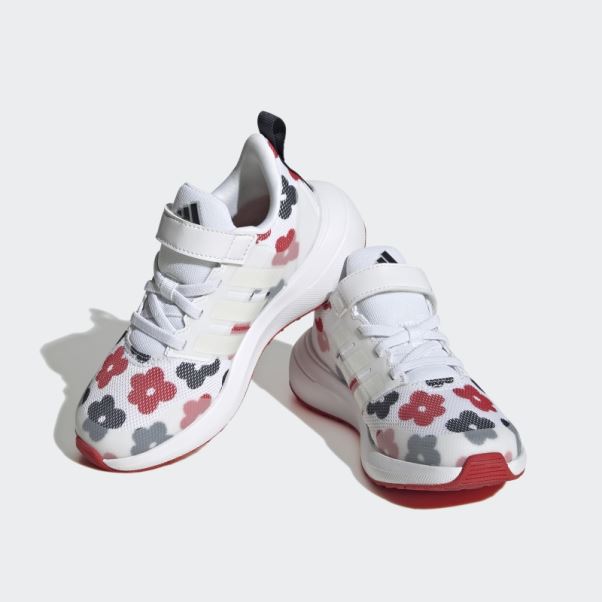 Adidas Fortarun 2.0 Cloudfoam Elastic Lace Top Strap Chaussures Zero Metalic