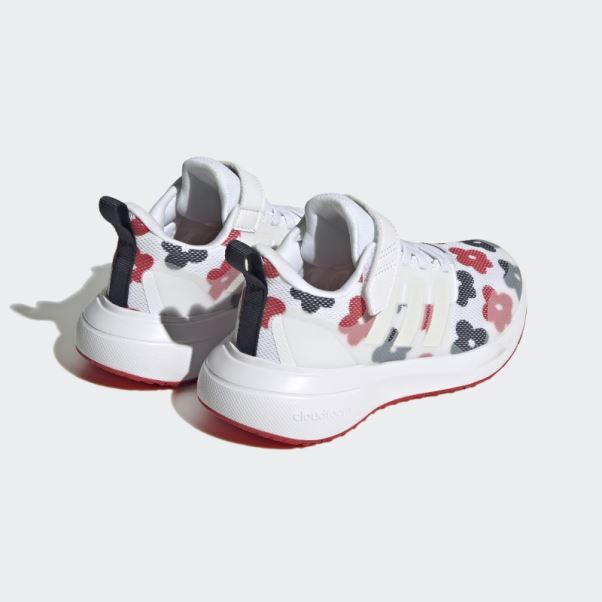 Adidas Fortarun 2.0 Cloudfoam Elastic Lace Top Strap Chaussures Zero Metalic