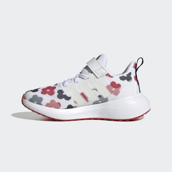Adidas Fortarun 2.0 Cloudfoam Elastic Lace Top Strap Chaussures Zero Metalic