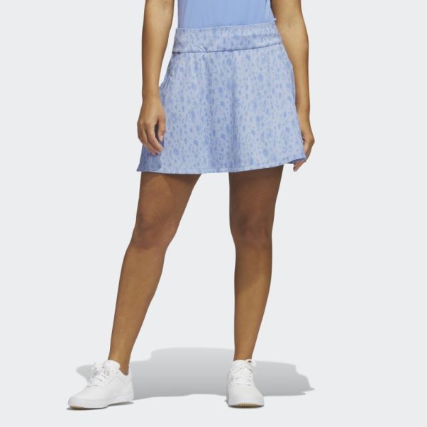 Jupe De Golf Imprimée Adidas Bleu 16 Pouces