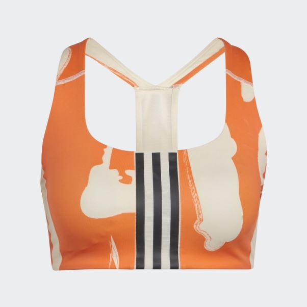 Soutien-gorge D'entraînement à Maintien Moyen Thebe Magugu Teinte écru Adidas