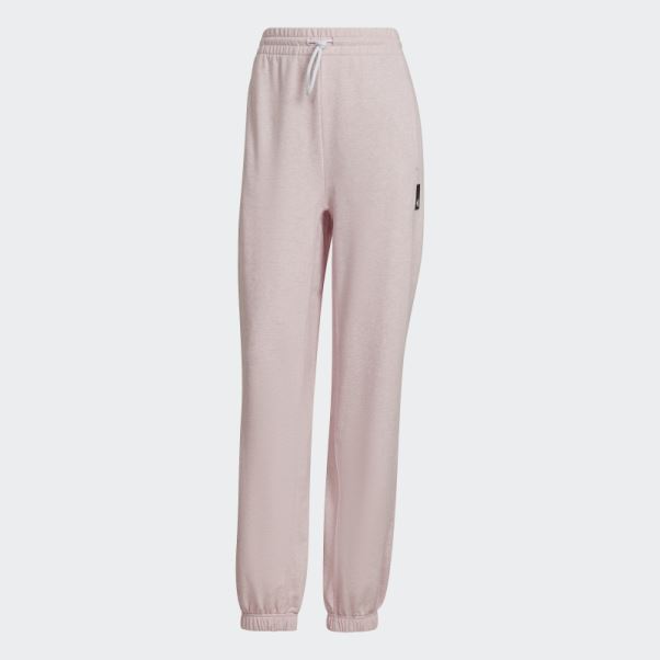 Pantalon Adidas Sportswear Studio Lounge été Rose Botanique Mel Chaud