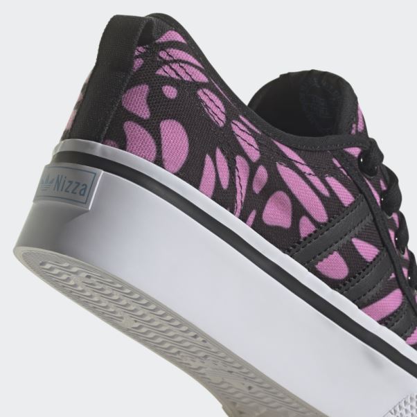Adidas Nizza Plate-forme Chaussures Noir