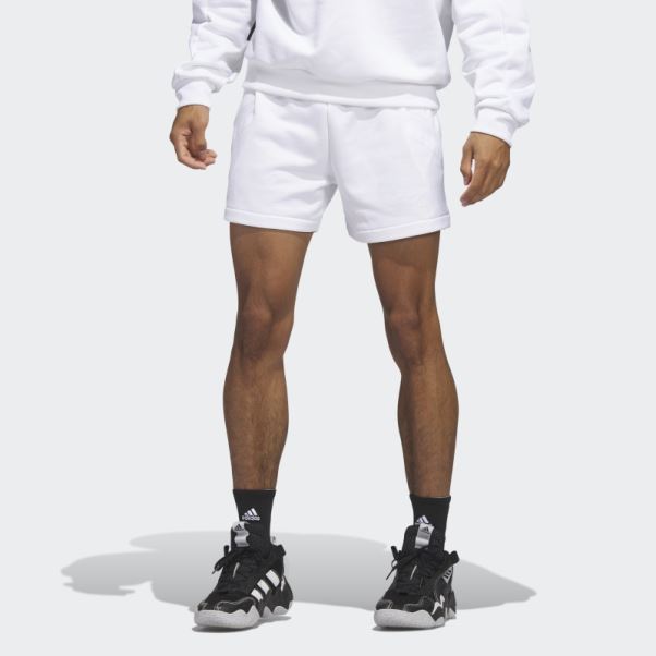 Harden Short De Voyage Adidas Blanc