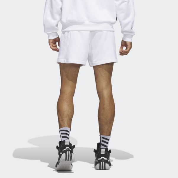 Harden Short De Voyage Adidas Blanc