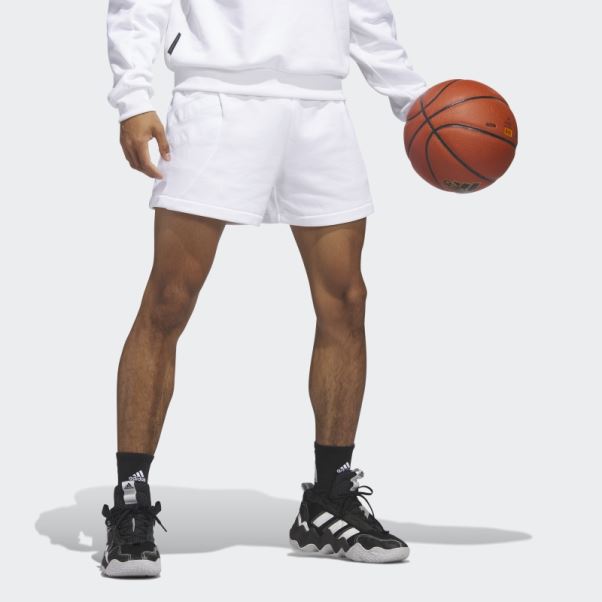 Harden Short De Voyage Adidas Blanc