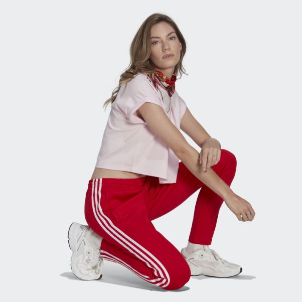 Adidas Adicolor Classics T-shirt Court Trèfle Rose
