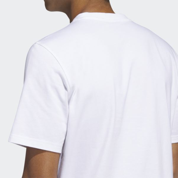 T-shirt à Manches Courtes Graphique Adidas Future Icons Blanc