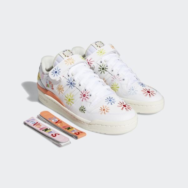 Forum Low Pride Chaussures Blanc Adidas