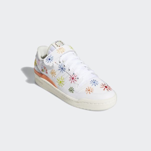 Forum Low Pride Chaussures Blanc Adidas