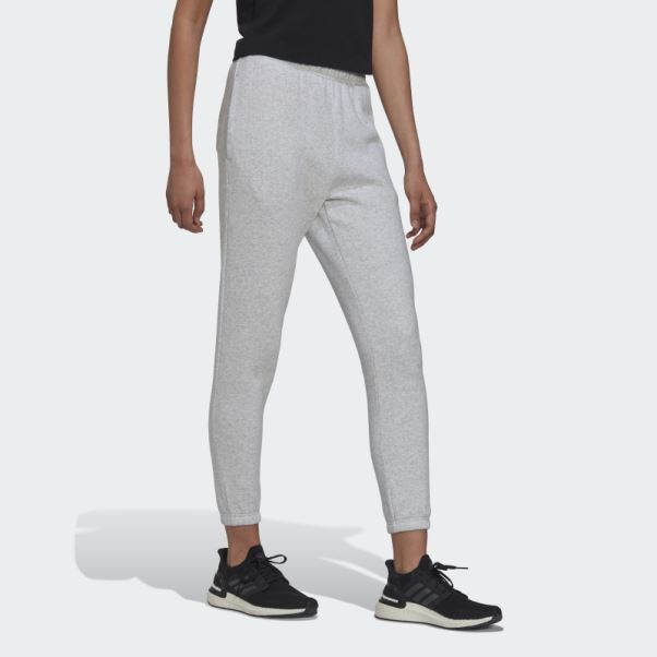 Studio Lounge Pantalon Regular Fit Gris Clair Chiné Adidas