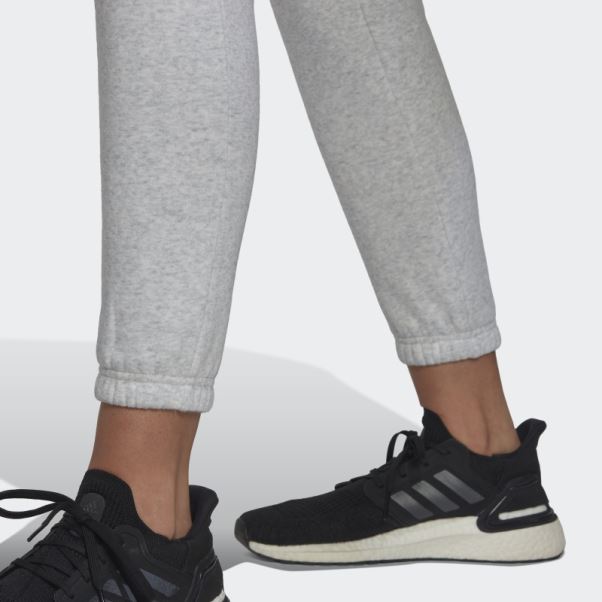 Studio Lounge Pantalon Regular Fit Gris Clair Chiné Adidas