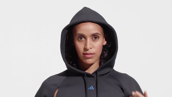 Sweat à Capuche D'entraînement Court Aeroready Hiit Noir Adidas