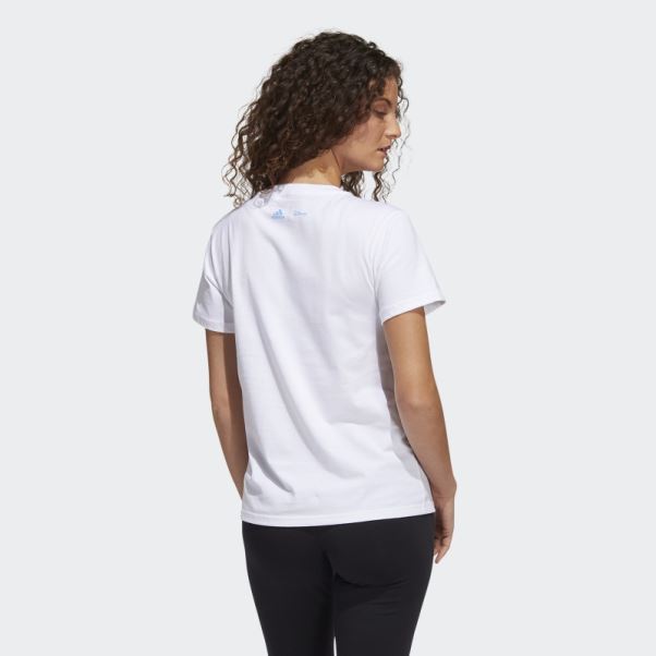 T-shirt Sport Adidas Disney Blanc