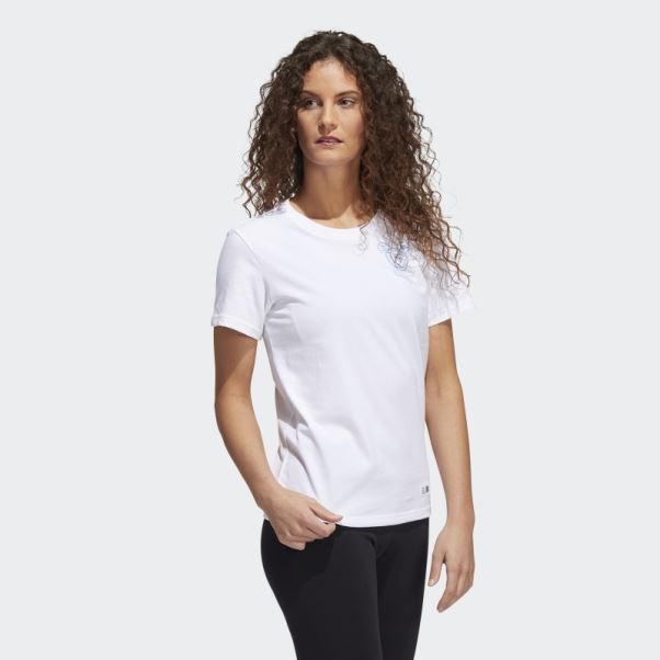 T-shirt Sport Adidas Disney Blanc