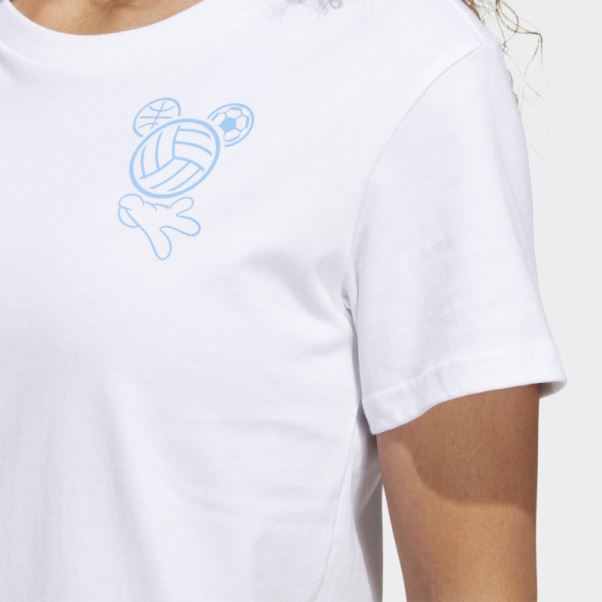 T-shirt Sport Adidas Disney Blanc