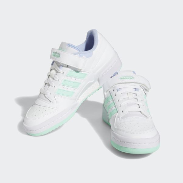 Adidas Forum Bleu Aube Chaussures Basses