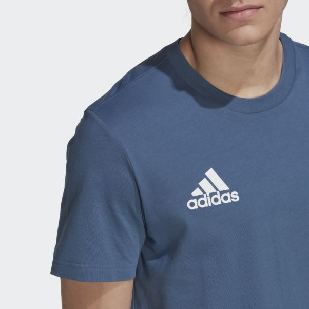 T-shirt Rugby En Coton Steel All Blacks Adidas