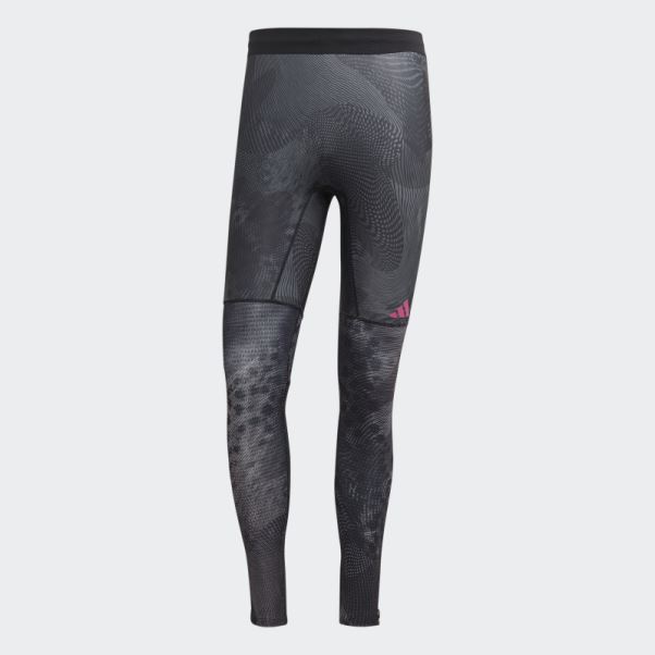 Adidas Adizero Samedi Long Leggings Gris