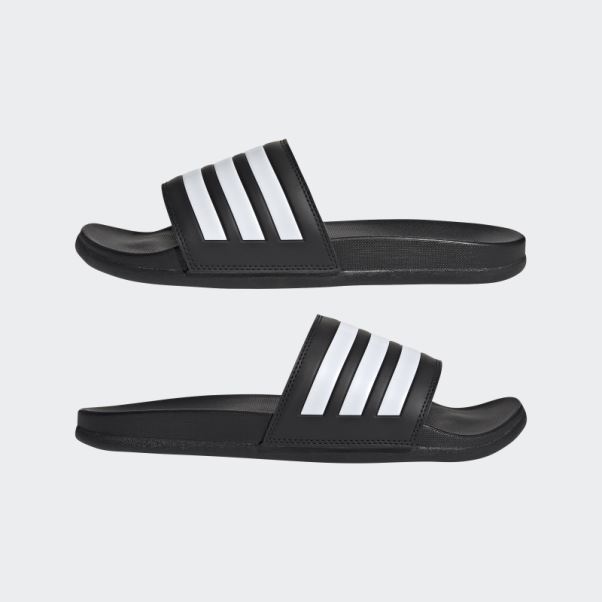 Adilette Confort Sandales Adidas Blanc