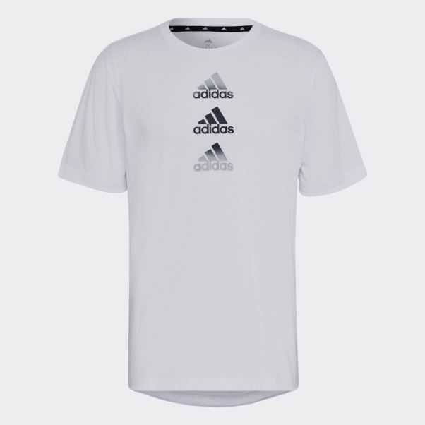 T-shirt Logo Adidas Conçu Pour Déplacer Blanc