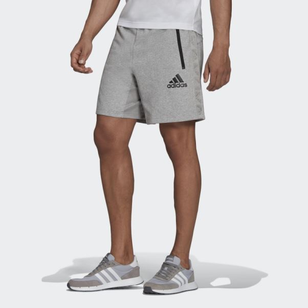 Aeroready Conçu Pour Déplacer Sport Motion Logo Short Gris Moyen Adidas