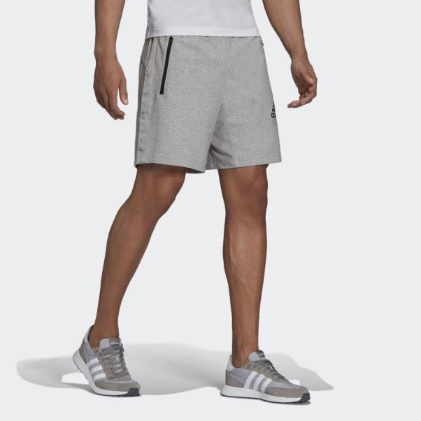 Aeroready Conçu Pour Déplacer Sport Motion Logo Short Gris Moyen Adidas