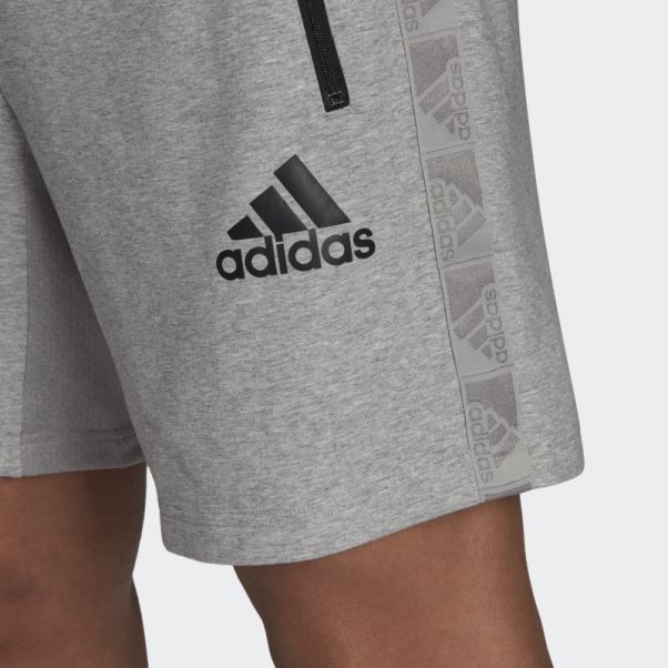 Aeroready Conçu Pour Déplacer Sport Motion Logo Short Gris Moyen Adidas
