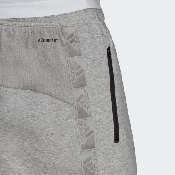 Aeroready Conçu Pour Déplacer Sport Motion Logo Short Gris Moyen Adidas