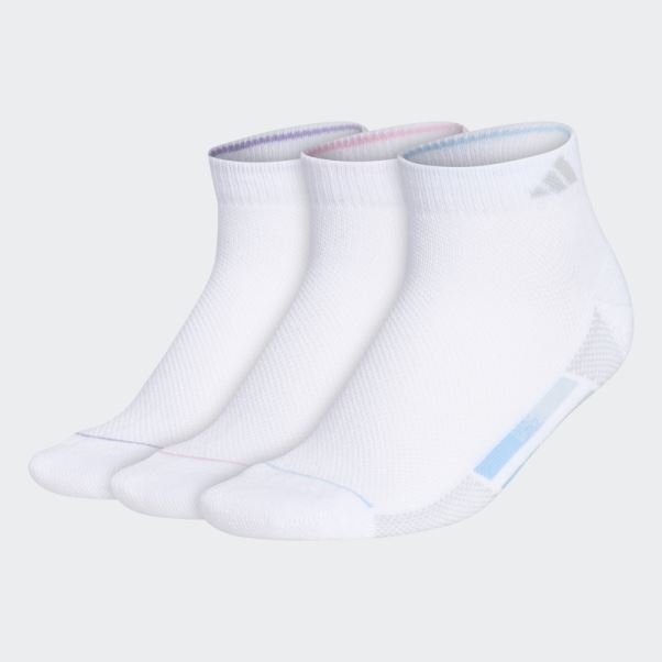 Chaussettes Basses Superlite Stripe 3 Paires Blanc Adidas
