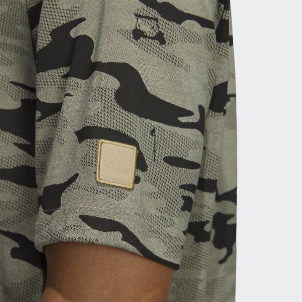 Polo Adidas Go-to Camouflage En Chanvre