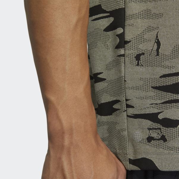 Polo Adidas Go-to Camouflage En Chanvre