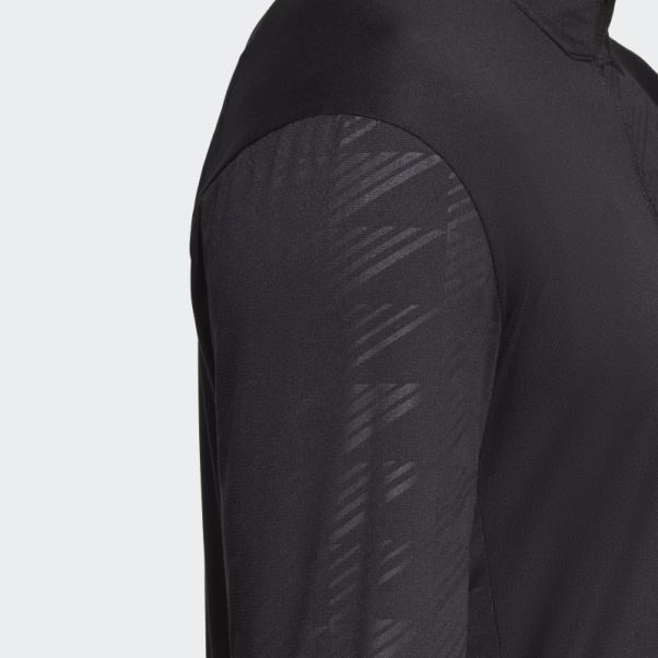 T-shirt Manches Longues Demi-zip Terrex Multi Adidas Noir