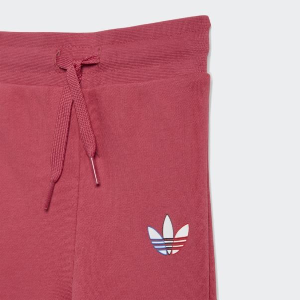 Adicolor Sweat à Capuche Entièrement Zippé Rose Adidas