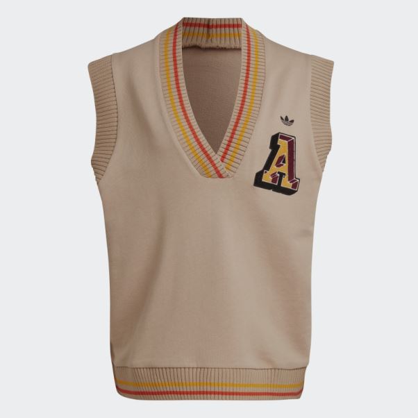 Beige Mode Adidas Originals Classe De 72 Gilet