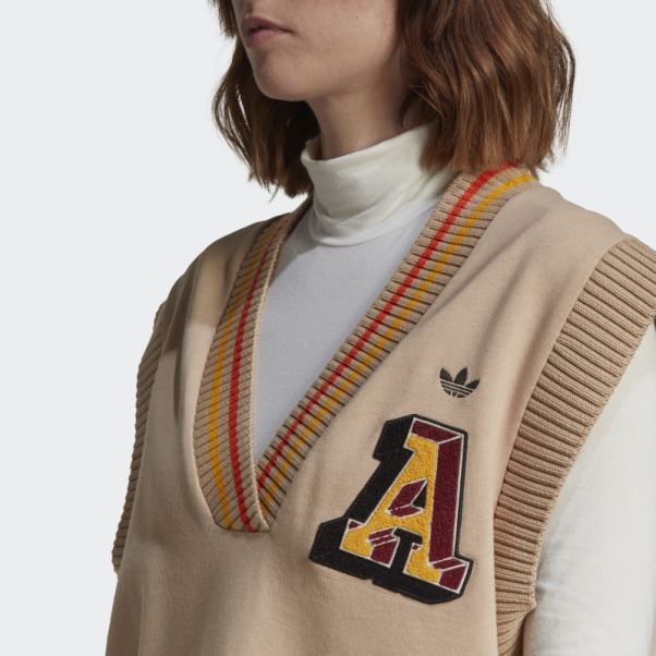 Beige Mode Adidas Originals Classe De 72 Gilet