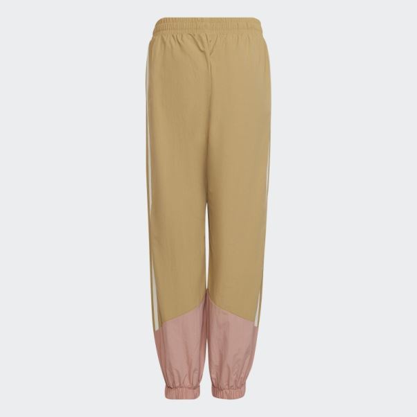 Pantalon De Survêtement Tissé Ton Beige Adidas