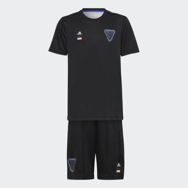 Ensemble D'été Adidas X Marvel Black Panther Noir