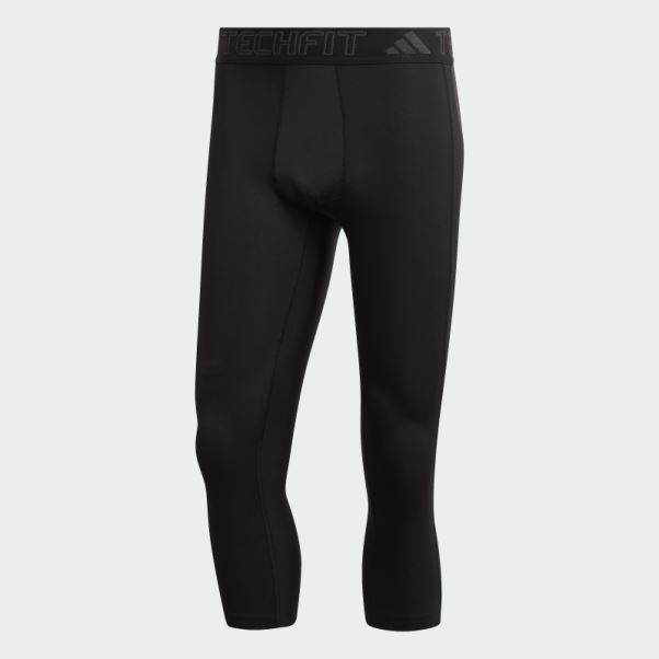 Collant 3/4 Techfit Training Noir Adidas