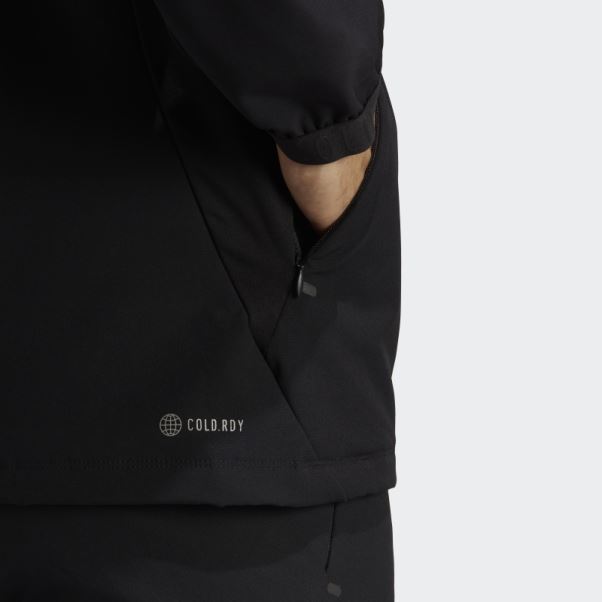 Sweat à Capuche Zippé Adidas Cold.rdy Noir