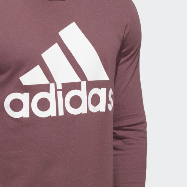 T-shirt écusson De Sport Bordeaux Adidas