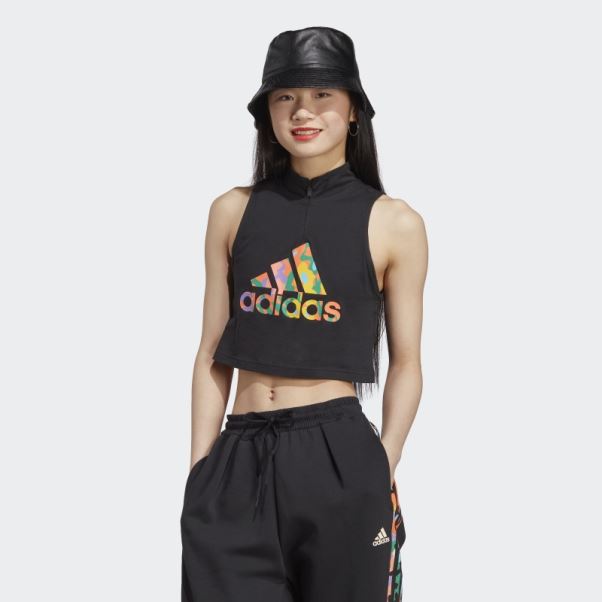 Débardeur Graphique Adidas Noir