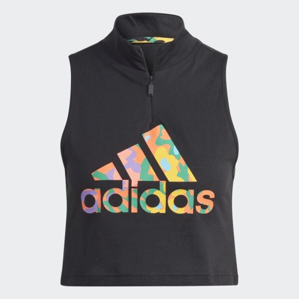 Débardeur Graphique Adidas Noir