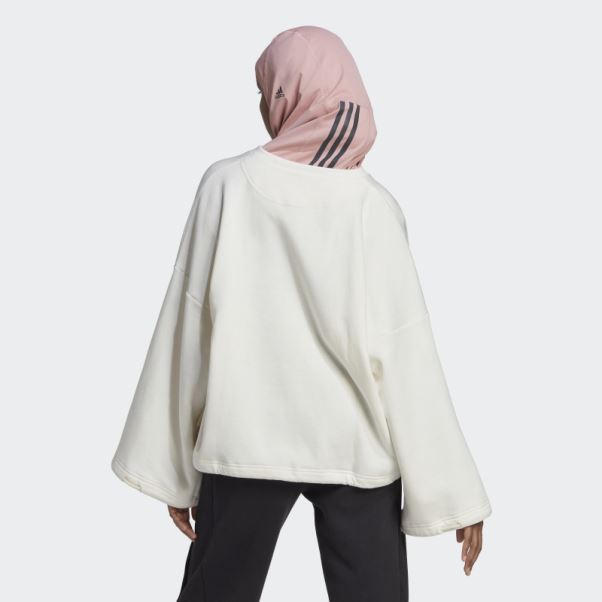 Sweat-shirt En Polaire Studio Lounge Adidas Non Teint