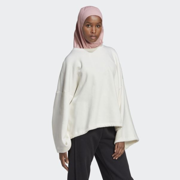 Sweat-shirt En Polaire Studio Lounge Adidas Non Teint